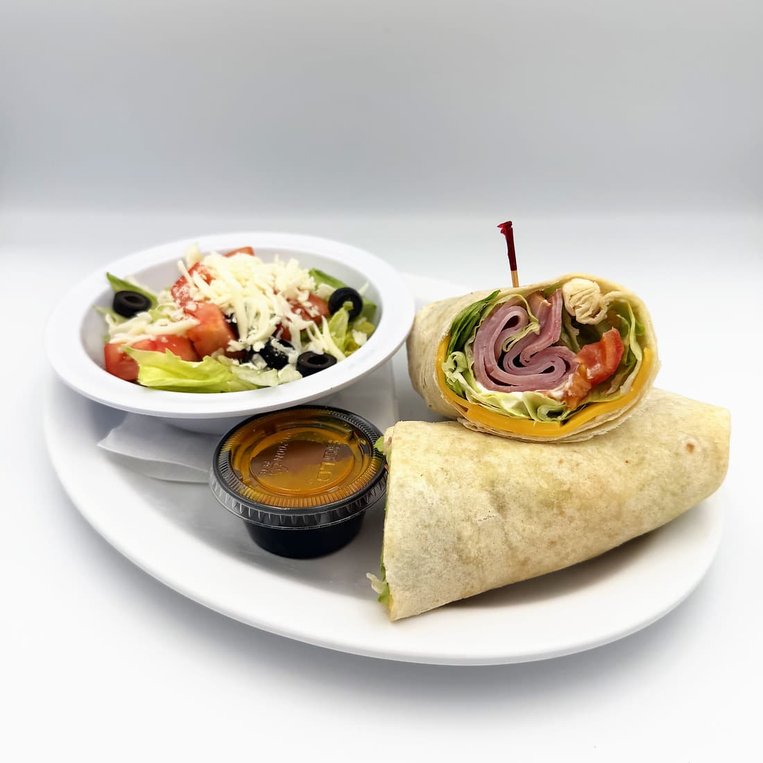 Ham & Swiss Wrap