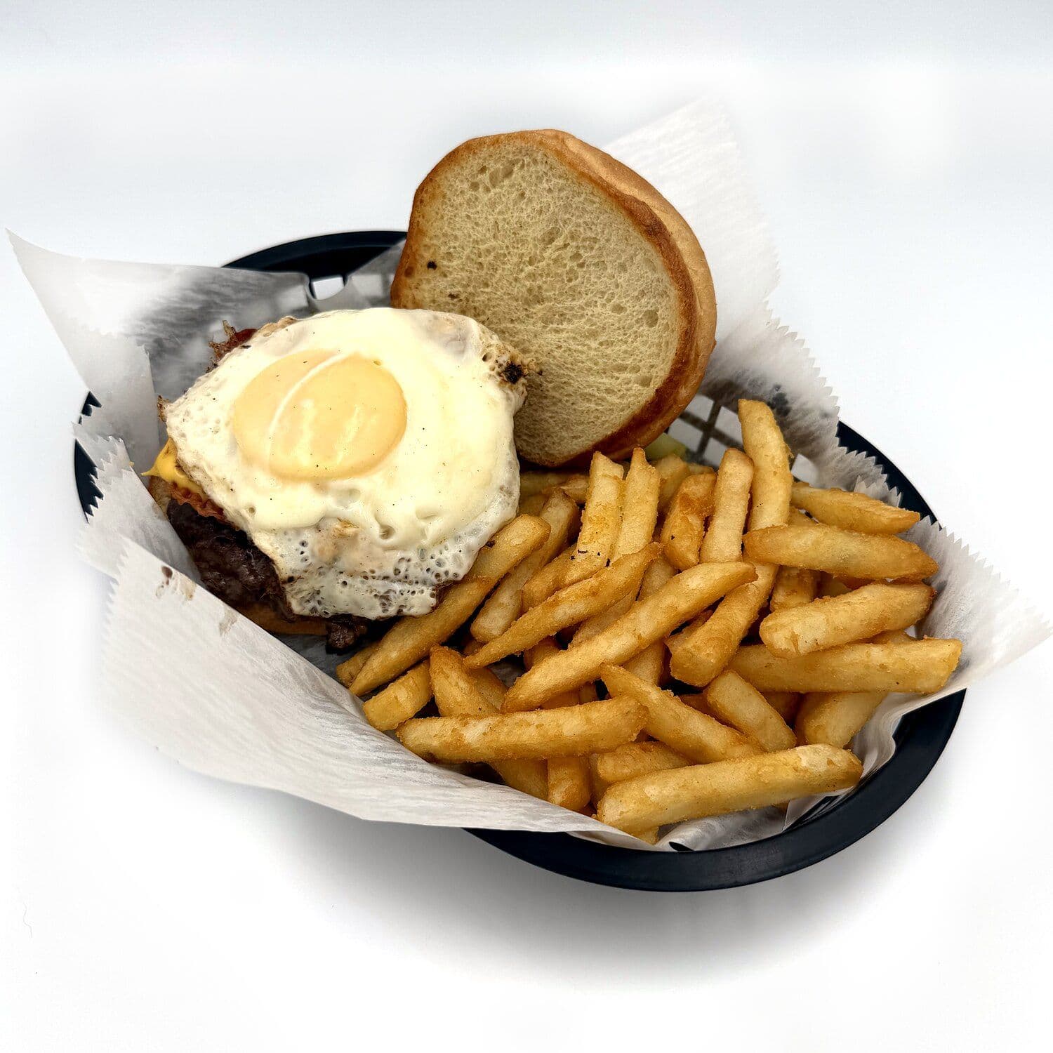 Breakfast Burger at Bullfrog Bar